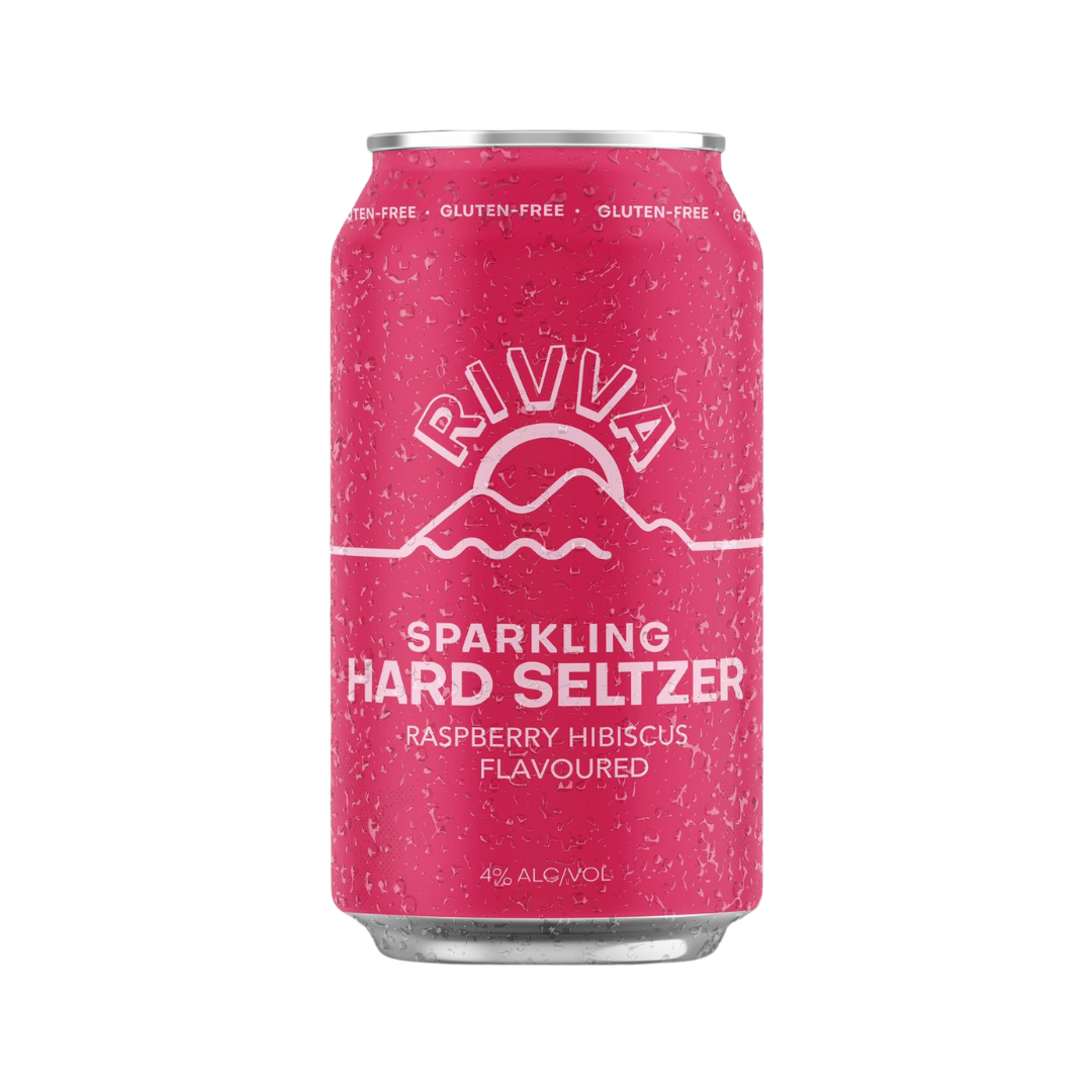 Red Raspberry Seltzer Raspberry Hibiscus – RIVVA Hard Seltzer